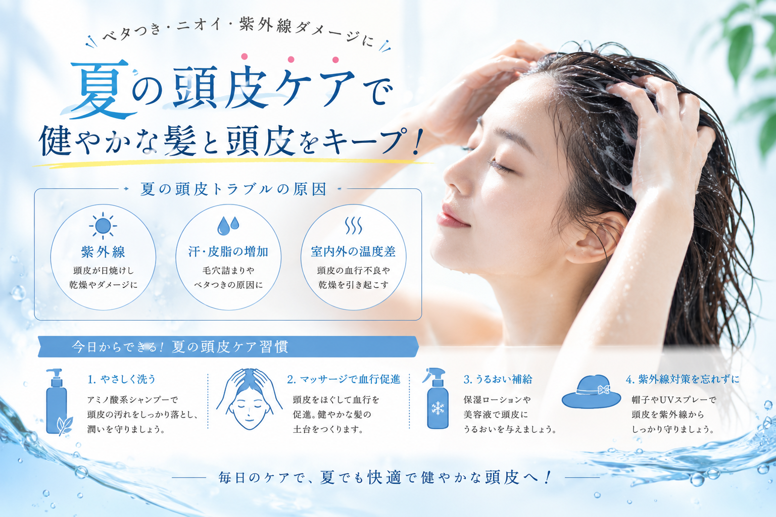 夏の頭皮ケア完全ガイド しゅくるithnani
