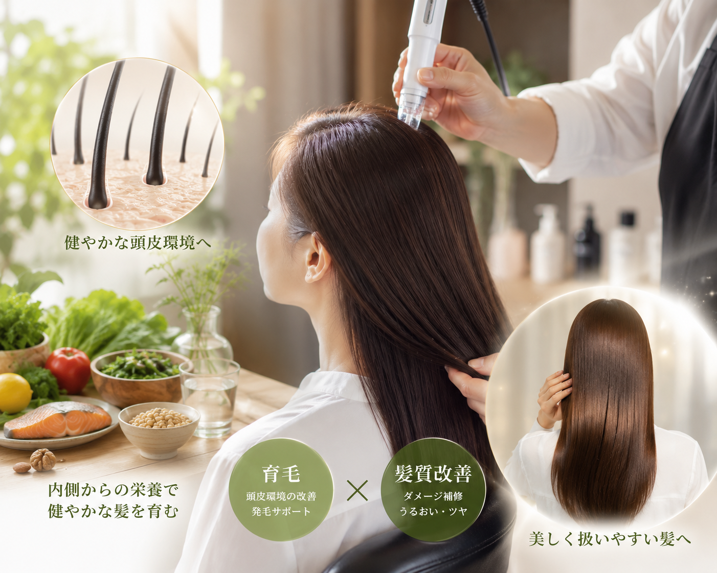 しゅくるithnaniの髪質改善施術イメージ