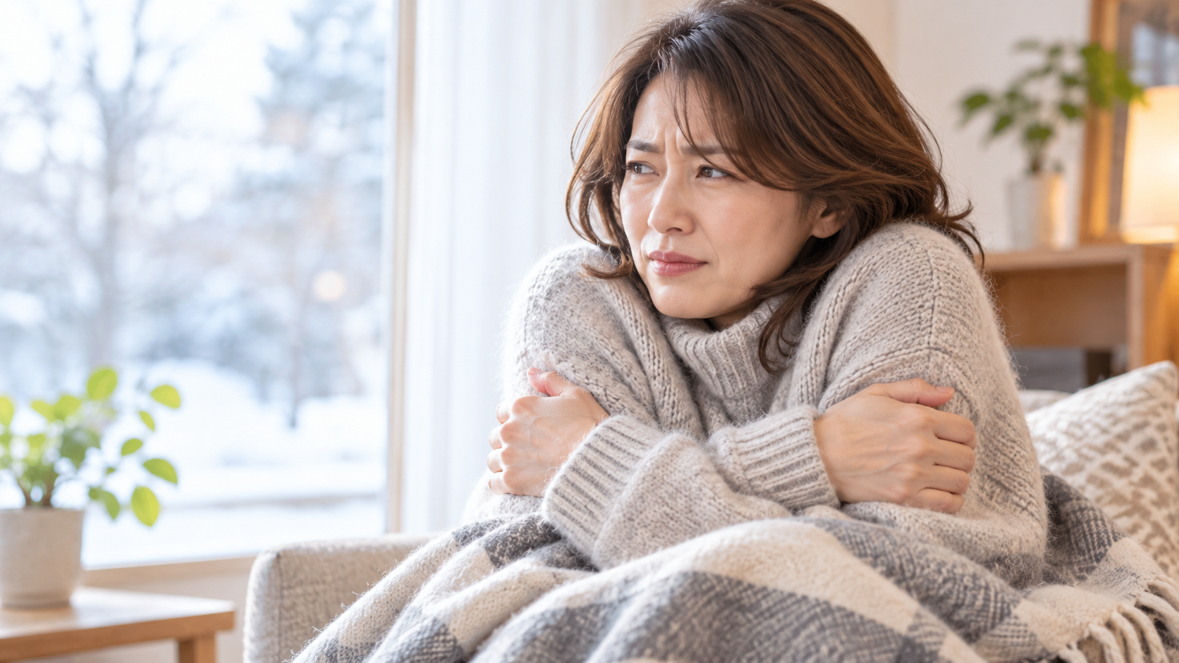 秋冬の冷えと頭皮 薄毛・抜け毛が増えるイメージ｜しゅくるithnani 江戸川区 育毛専門サロン